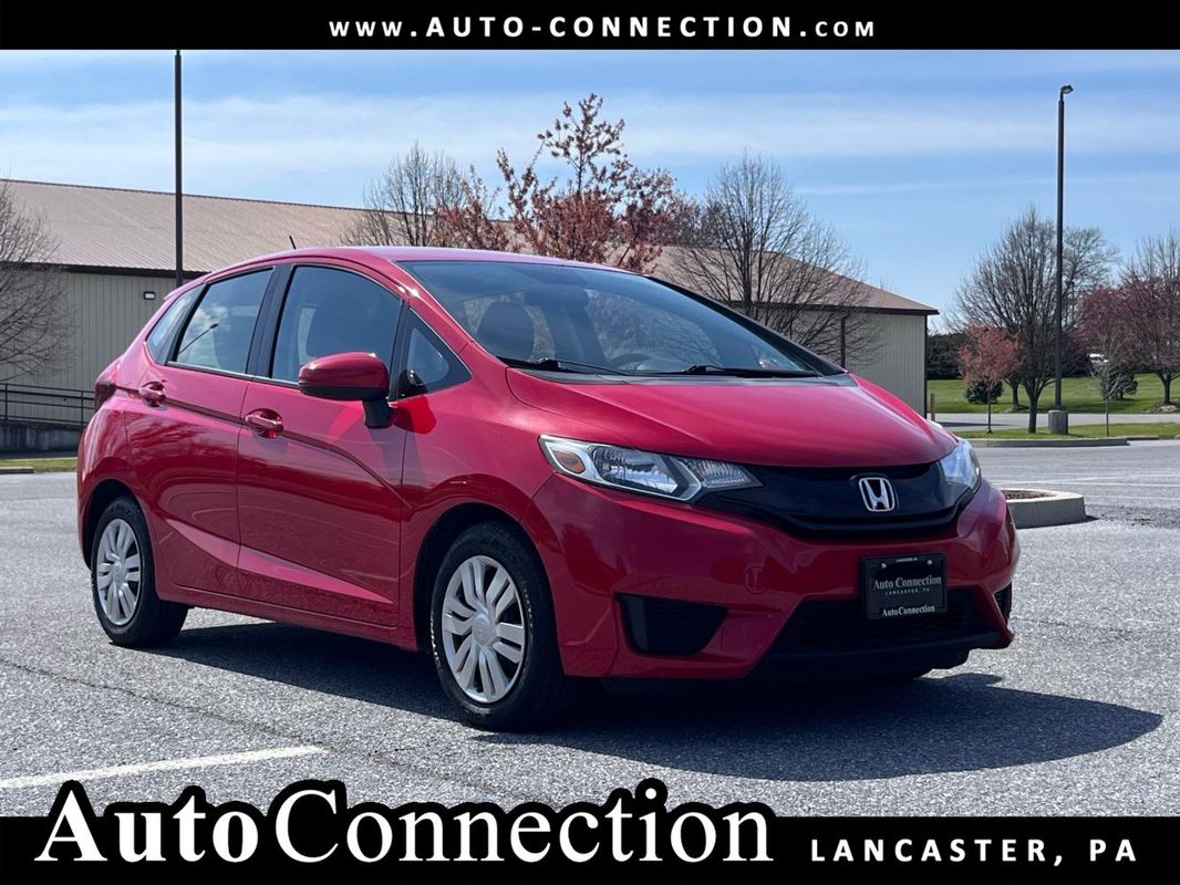 Red 2016 Honda Fit LX Hatchback Front-Wheel Drive Continuously Variable Transmission