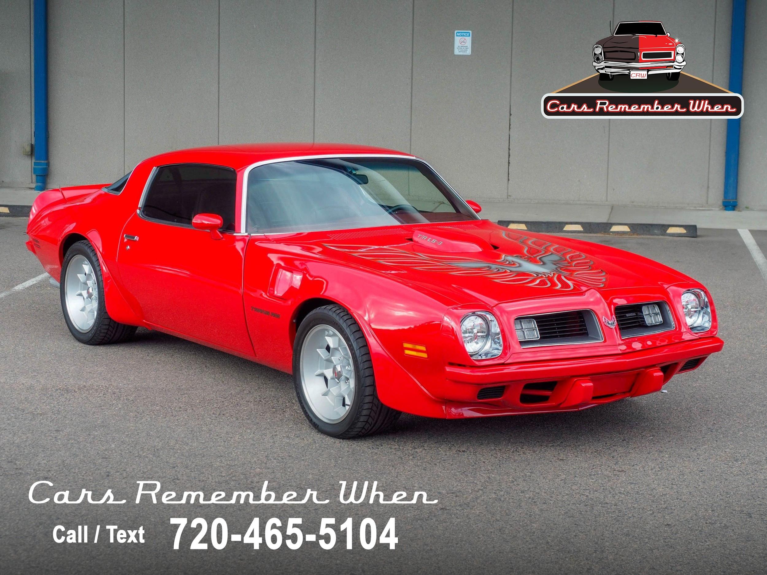 1975 Pontiac Firebird Red Trans Am