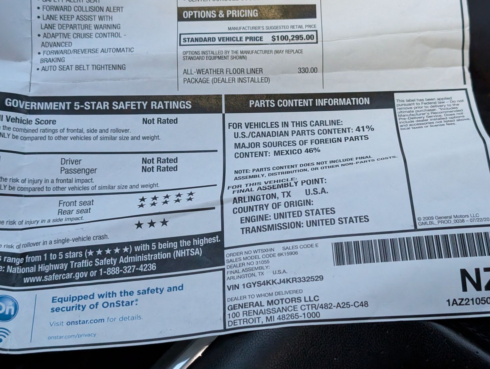 2019 Cadillac Escalade ESV 41