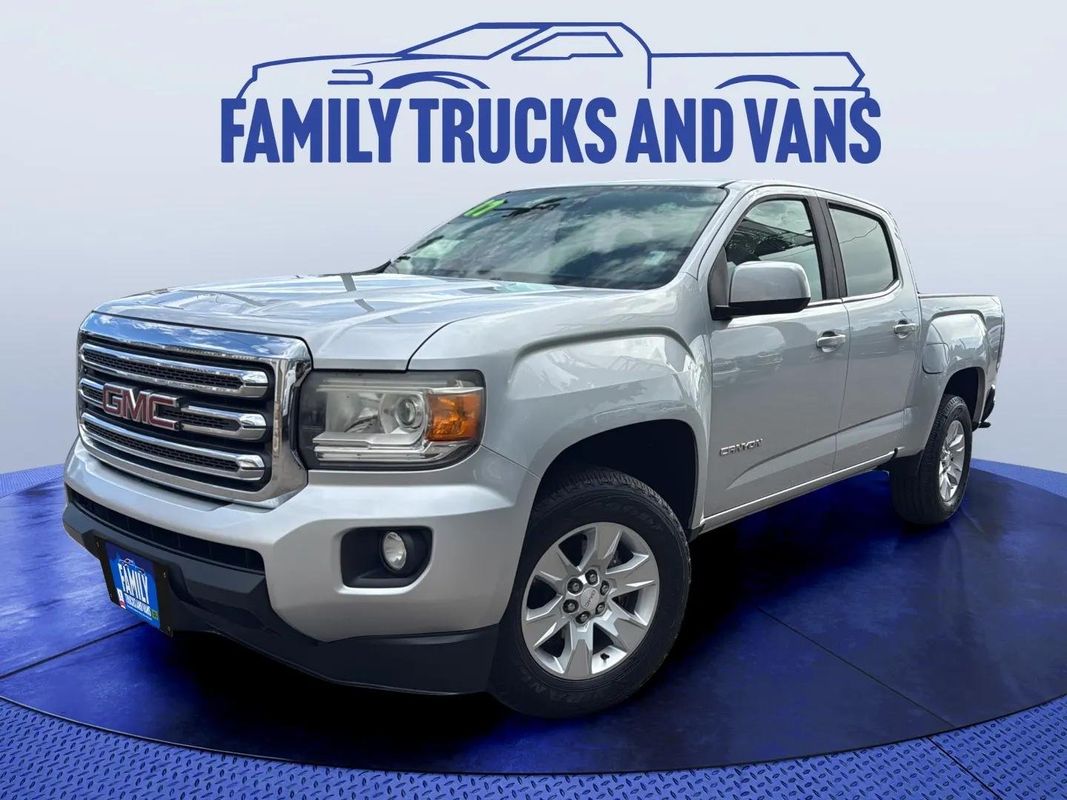 Silver 2017 GMC Canyon Pickup Truck 4X2 6-Speed Automatic