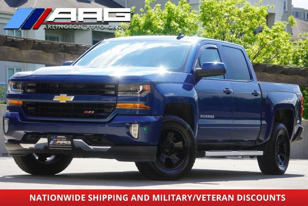 2016 Chevrolet Silverado 1500 LT Z71 Crew Cab LB 4WD Pickup Truck Four-Wheel Drive 6-Speed Automatic Overdrive