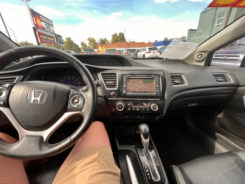 2013 Honda Civic EX-L - Black exterior view 13