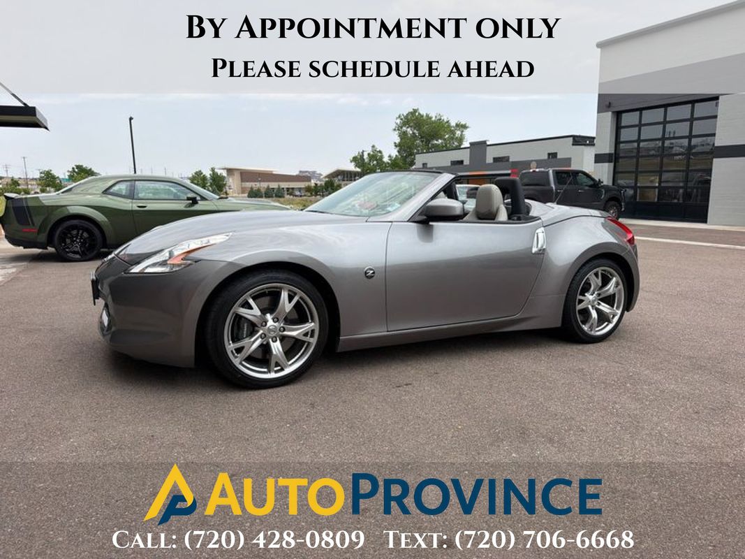 Gray 2010 Nissan 370Z Convertible Rear-Wheel Drive 7-Speed Automatic
