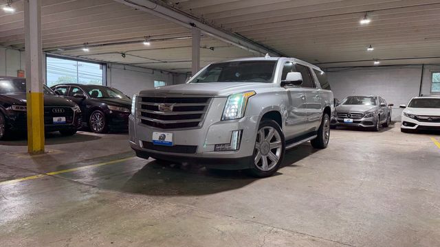 Silver 2017 Cadillac Escalade ESV SUV / Crossover Four-Wheel Drive 8-Speed Automatic