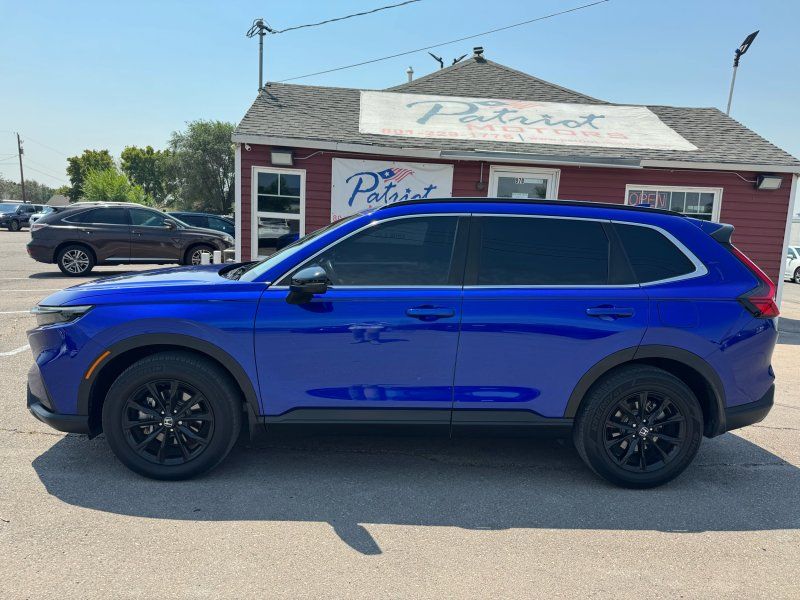 2023 Honda CR-V Hybrid Sport - Blue exterior view 2