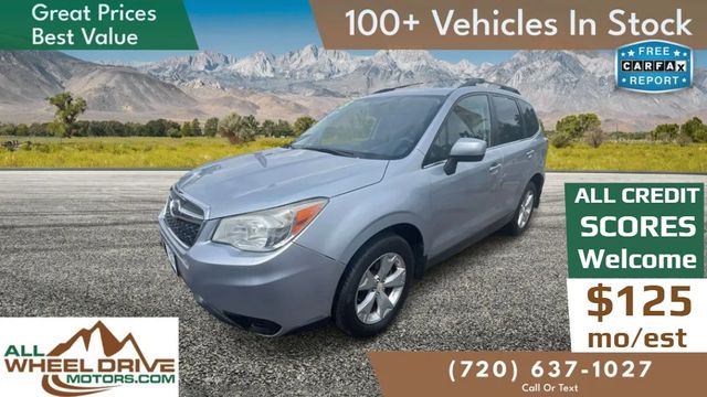 Silver 2015 Subaru Forester SUV / Crossover All-Wheel Drive 6-Speed CVT
