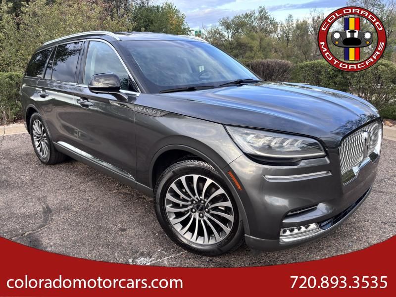 Gray 2020 Lincoln Aviator SUV / Crossover Rear-Wheel Drive Automatic