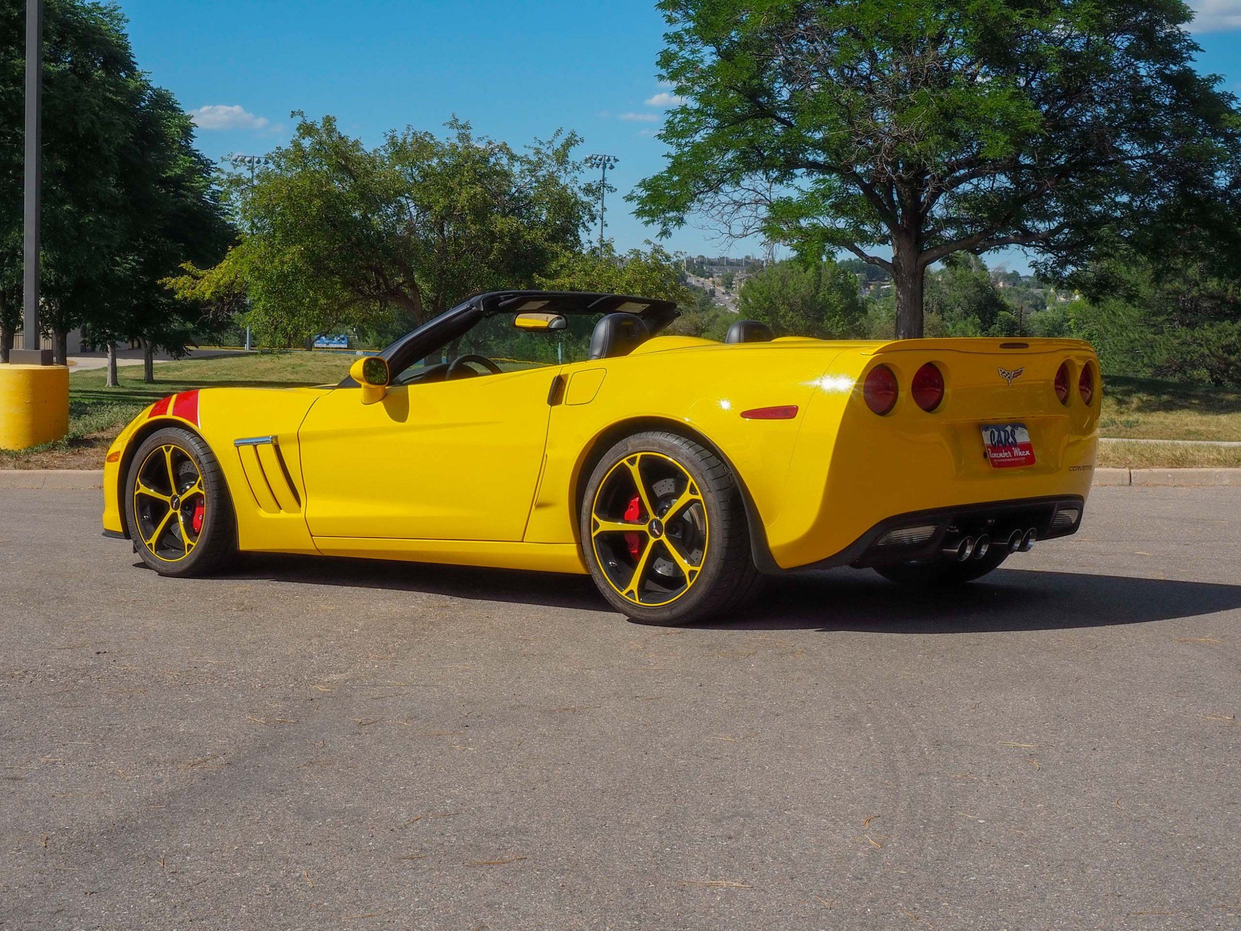 2010 Chevrolet Corvette Yellow Grand Sport