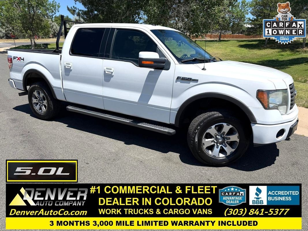 White 2011 Ford F-150 Pickup Truck Four-Wheel Drive 6-Speed Automatic