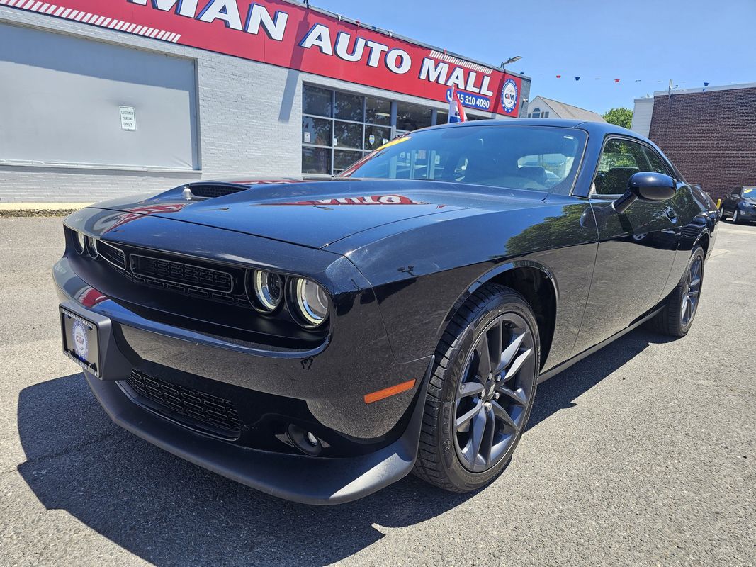 Black 2022 Dodge Challenger GT AWD Coupe All-Wheel Drive 8-Speed Automatic