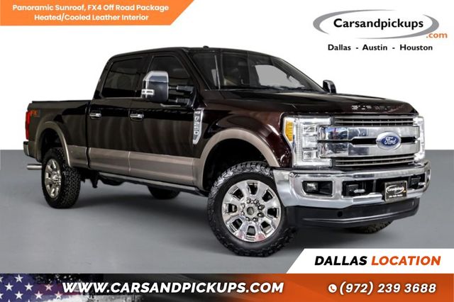 Red 2018 Ford F-250 Super Duty Pickup Truck Four-Wheel Drive 6-Speed Automatic