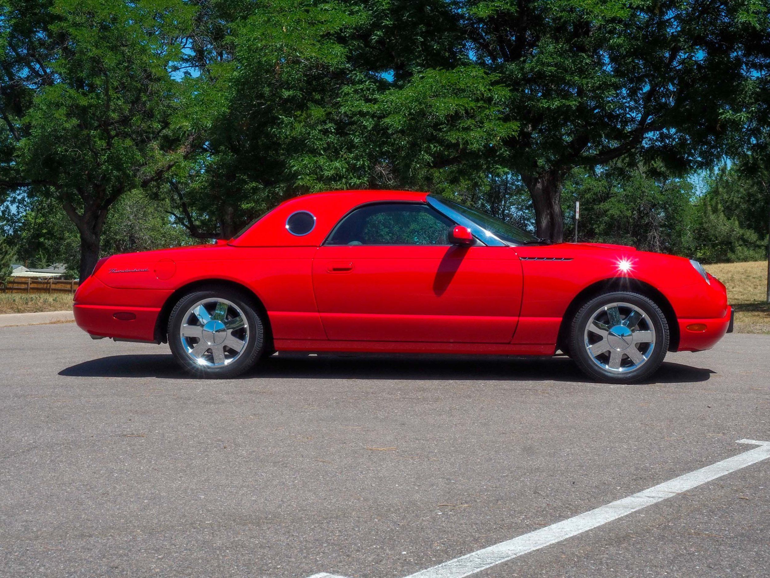 2002 Ford Thunderbird Red Deluxe