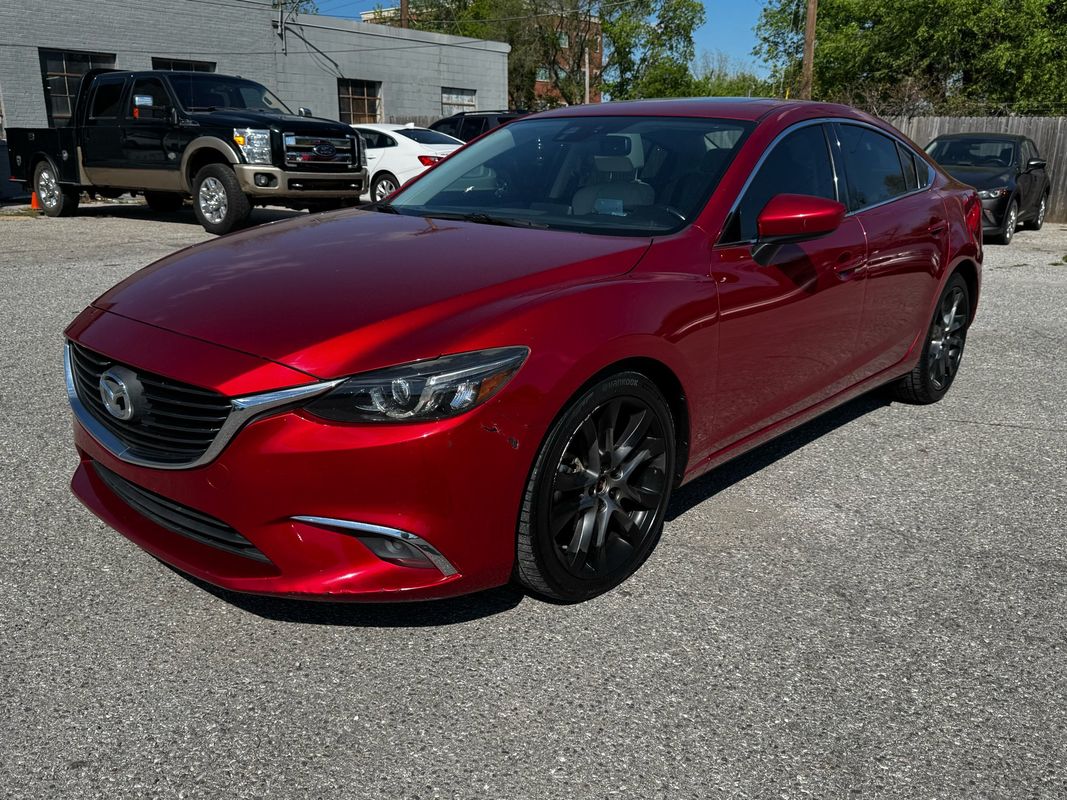 Red 2016 Mazda MAZDA6 i Grand Touring Sedan Front-Wheel Drive 6-Speed Automatic