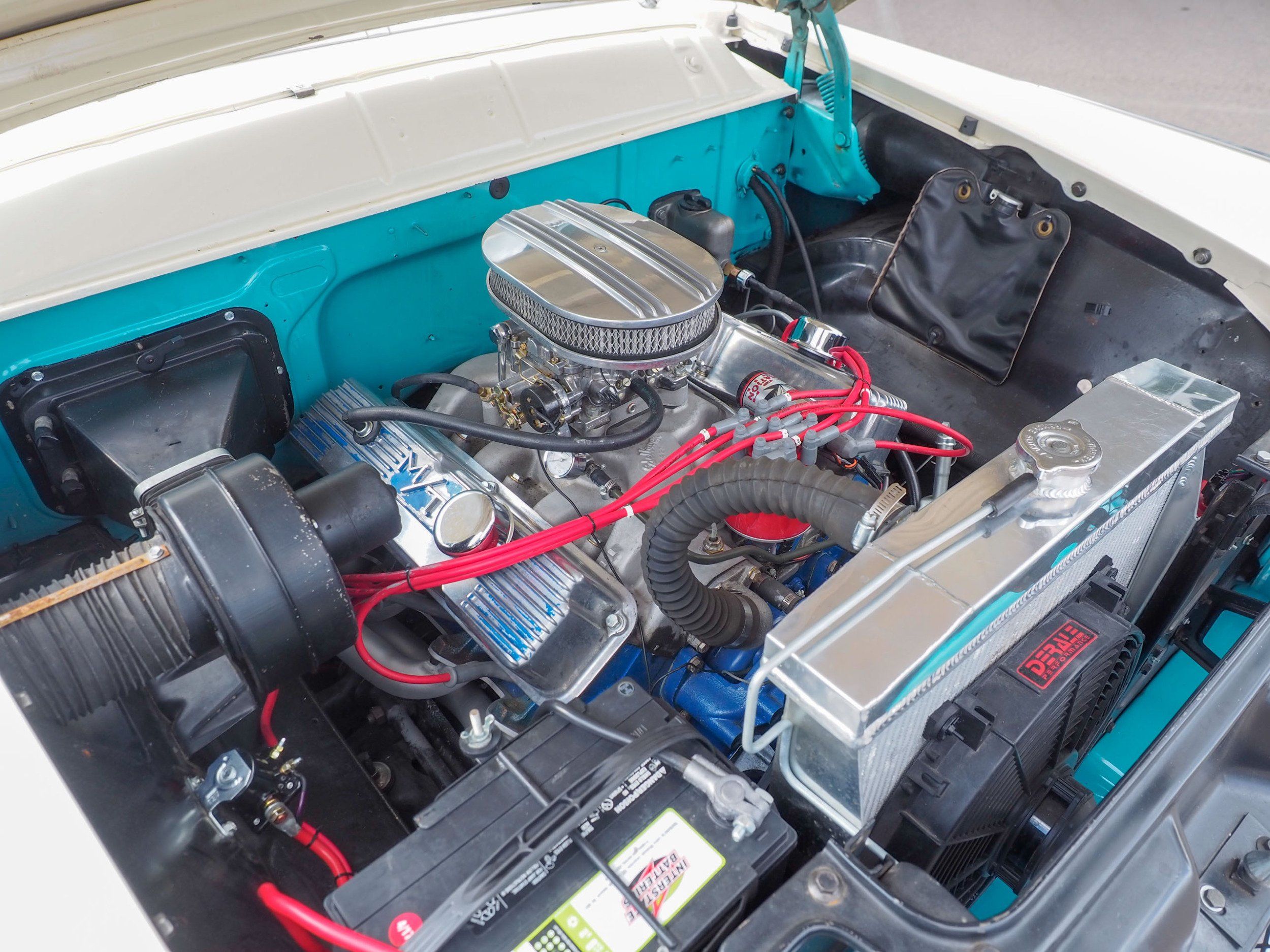1955 Ford Fairlane Teal Coupe