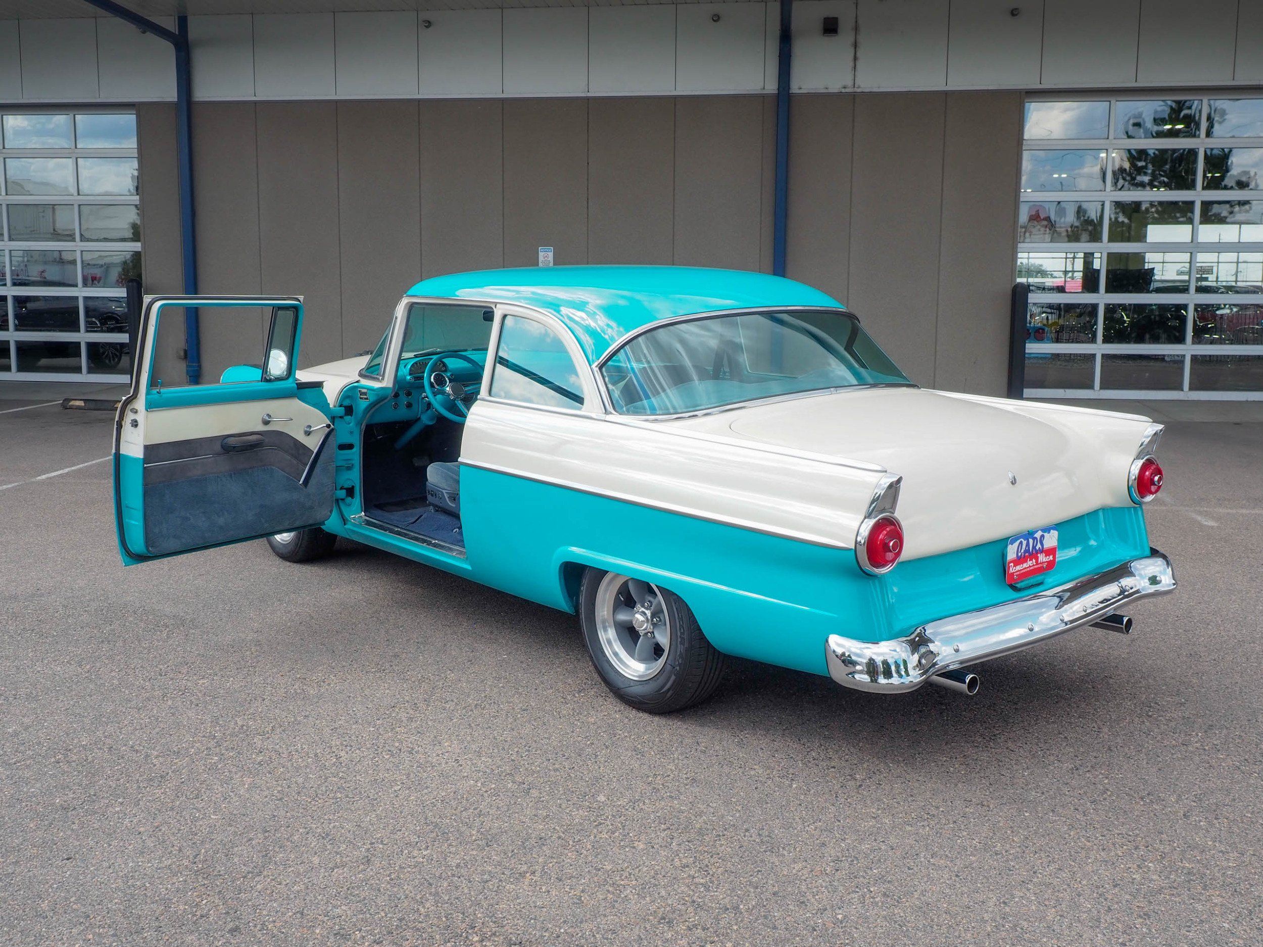 1955 Ford Fairlane Teal Coupe
