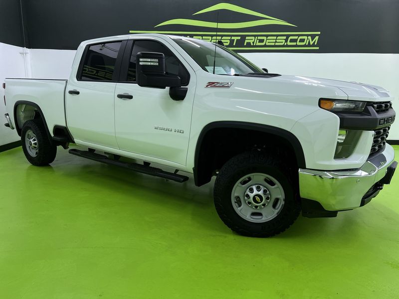 White 2023 Chevrolet Silverado 2500HD Pickup Truck Four-Wheel Drive Automatic