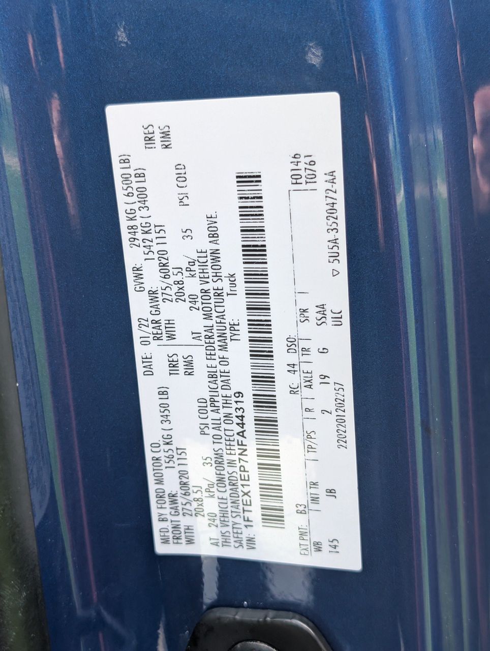 2022 Ford F-150 61