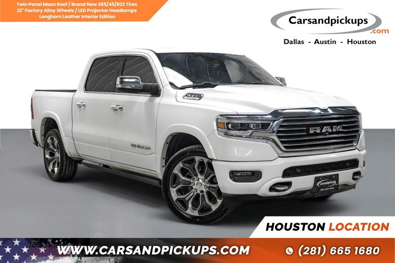Off-white 2019 RAM 1500 Pickup Truck Four-Wheel Drive 8-Speed Automatic