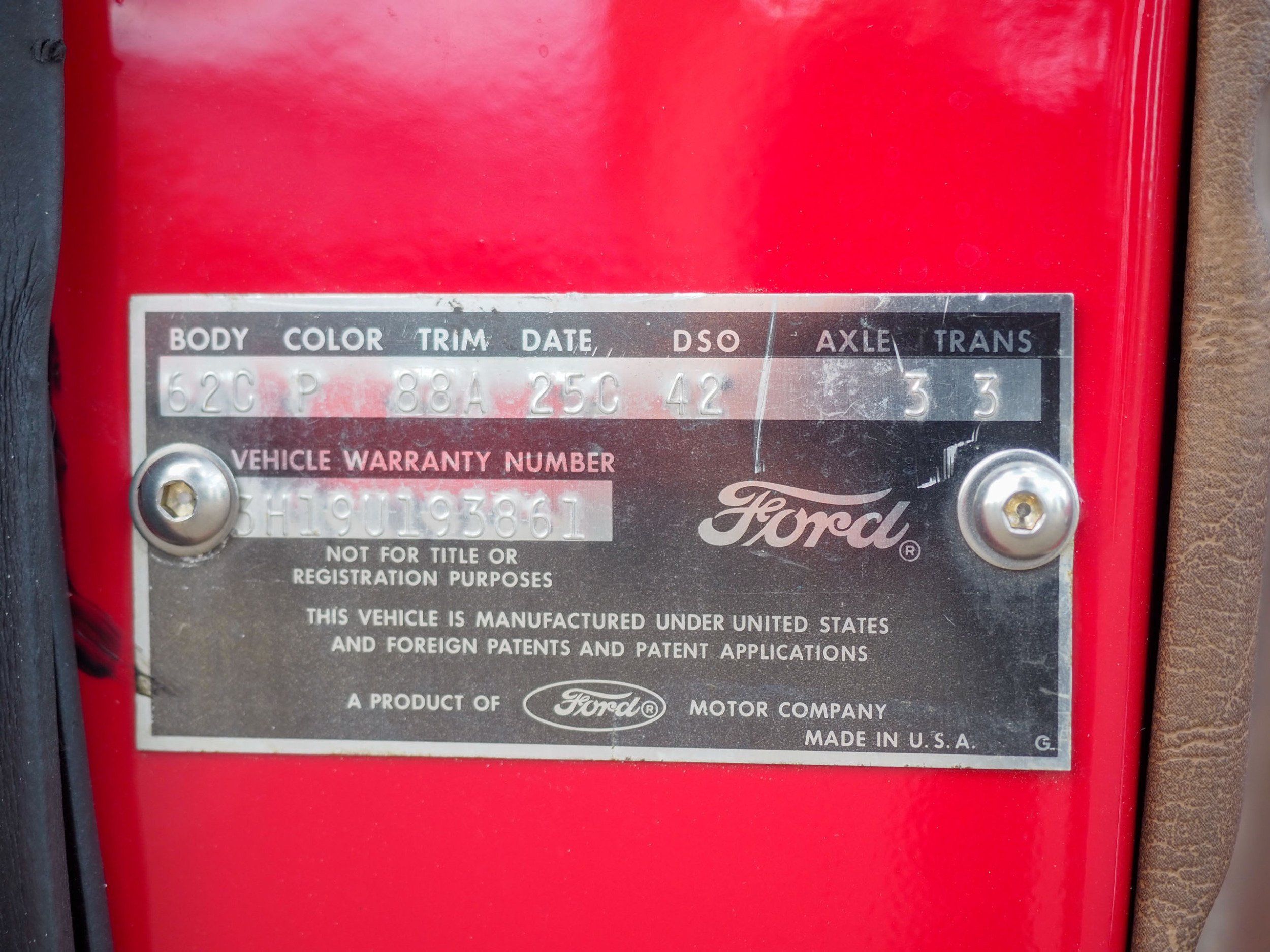 1963 Ford Falcon Red 