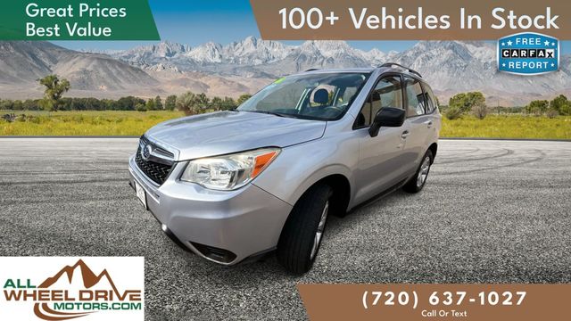 Silver 2016 Subaru Forester SUV / Crossover All-Wheel Drive 6-Speed CVT