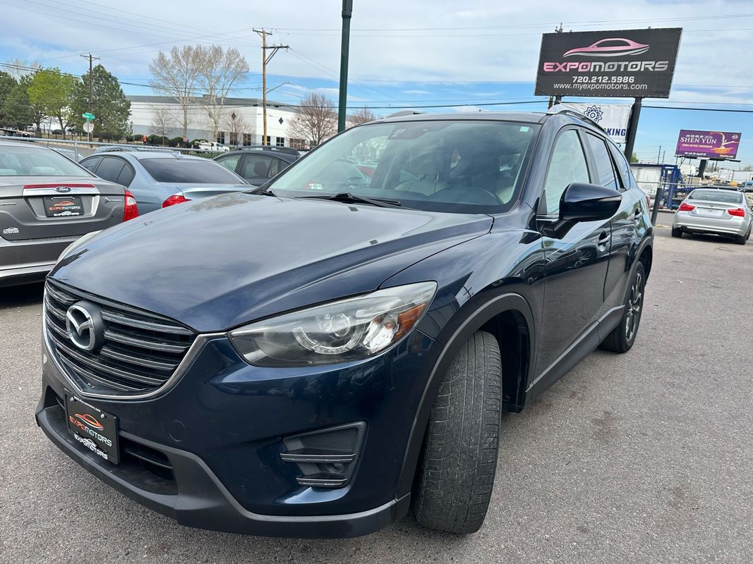 Blue 2016 Mazda CX-5 Grand Touring AWD SUV / Crossover All-Wheel Drive 6-Speed Automatic