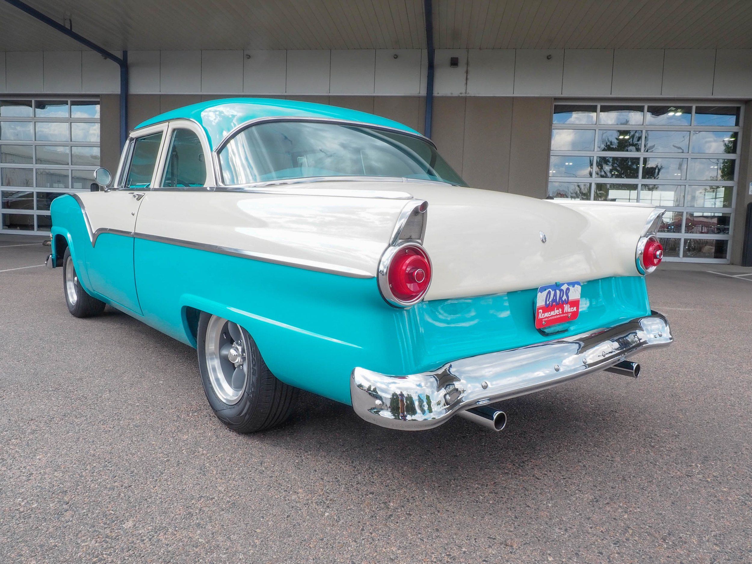 1955 Ford Fairlane Teal Coupe