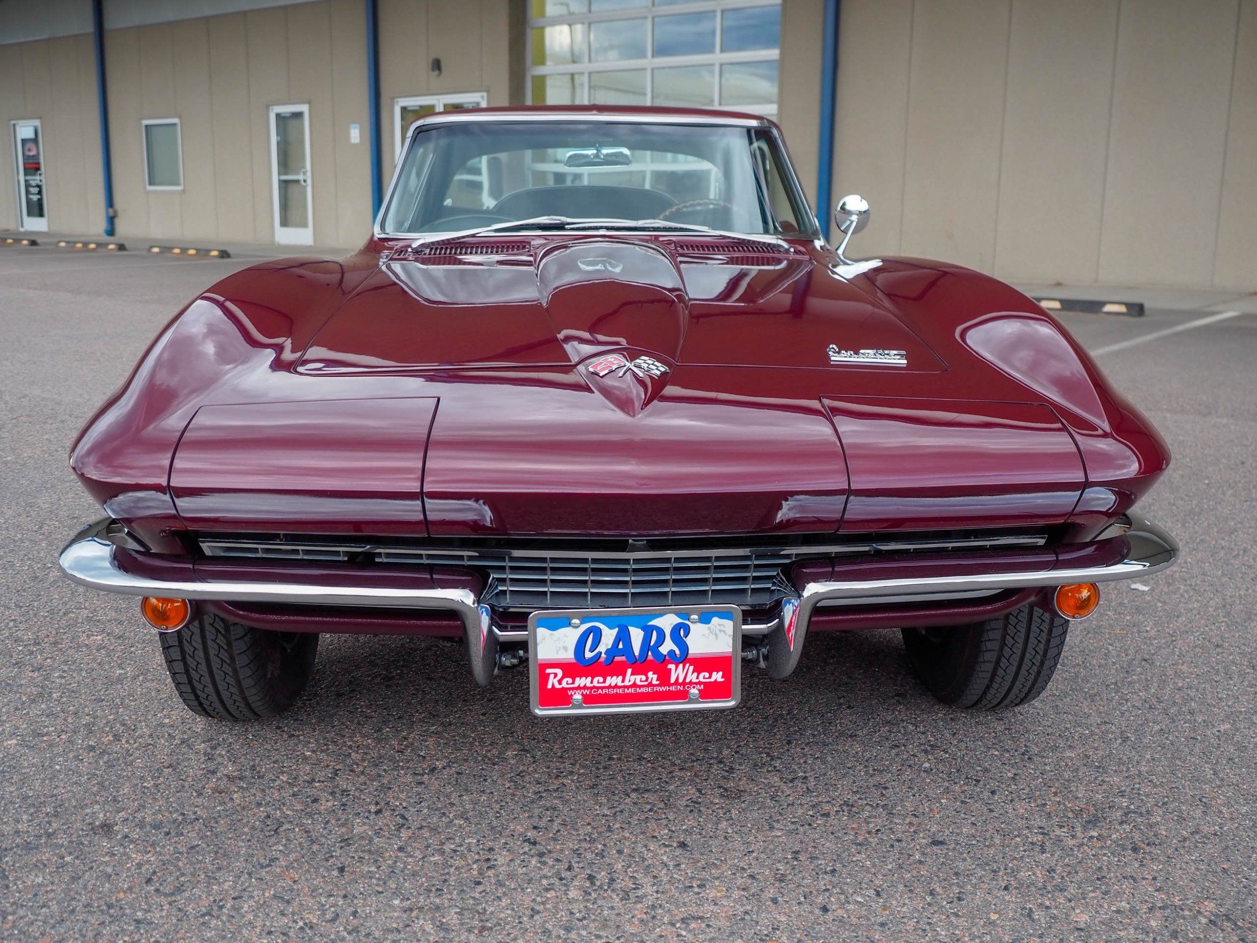 1966 Chevrolet Corvette Maroon Coupe