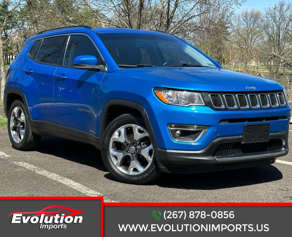 Blue 2020 Jeep Compass Limited FWD SUV / Crossover Front-Wheel Drive 6-Speed Automatic