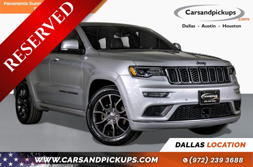 Silver 2020 Jeep Grand Cherokee High Altitude RWD SUV / Crossover 4X2 8-Speed Automatic