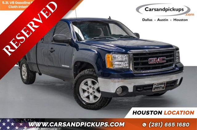 Blue 2011 GMC Sierra 1500 SLE Ext. Cab 4WD Pickup Truck Four-Wheel Drive 4-Speed Automatic