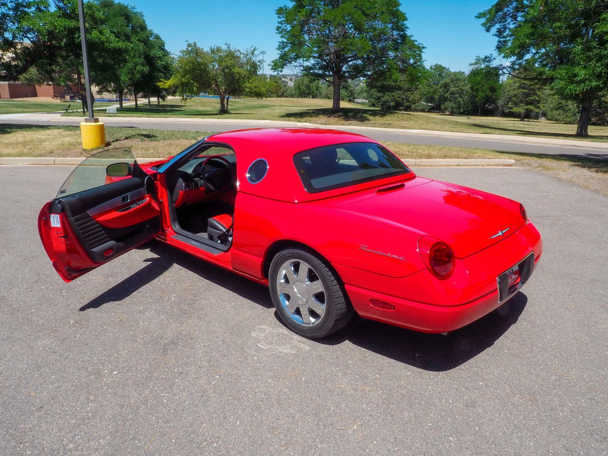 2002 Ford Thunderbird Red Deluxe