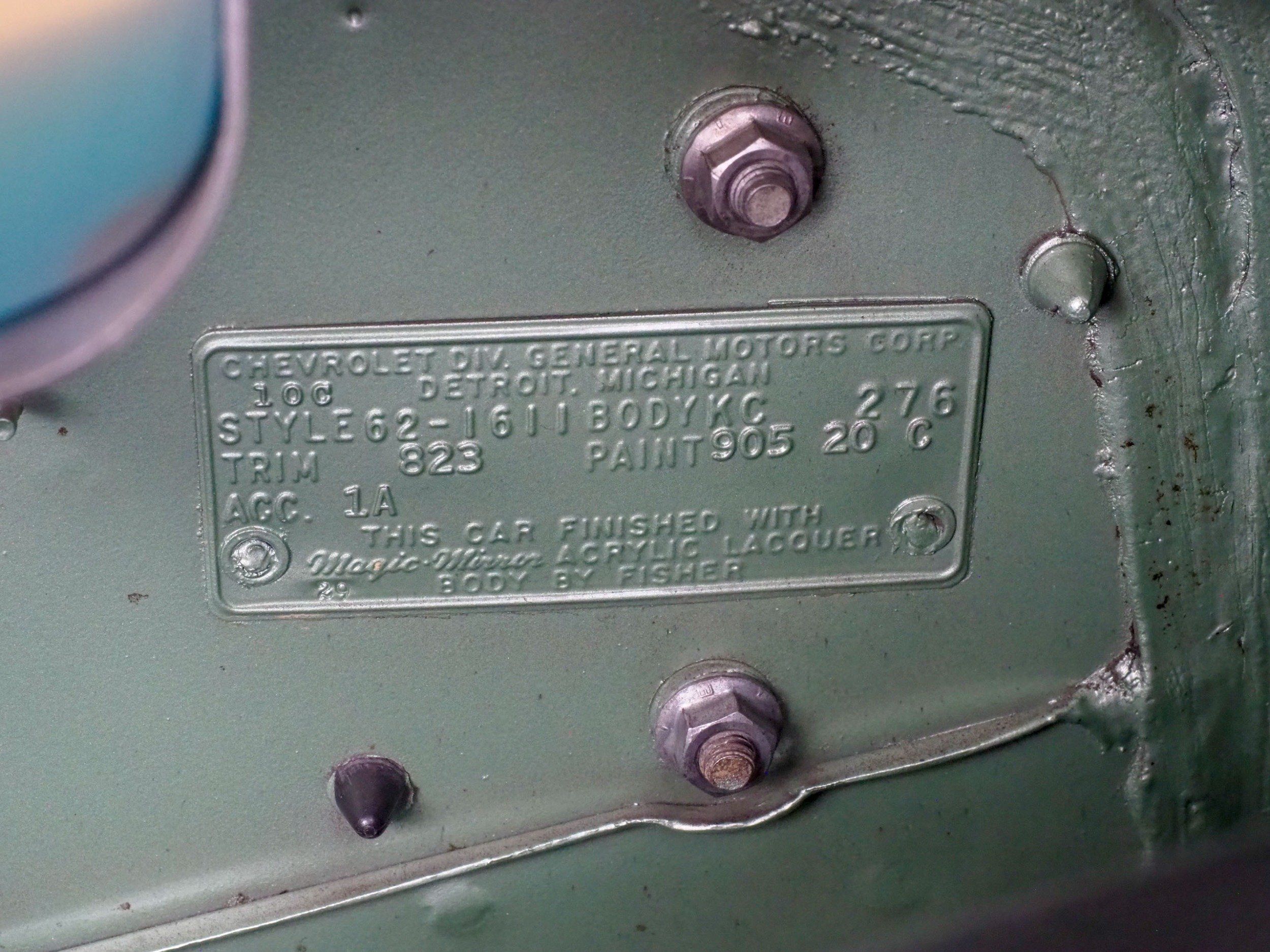 1962 Chevrolet Bel Air Green 