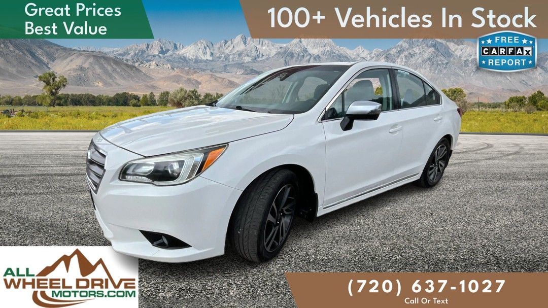 White 2017 Subaru Legacy Sedan All-Wheel Drive 6-Speed CVT