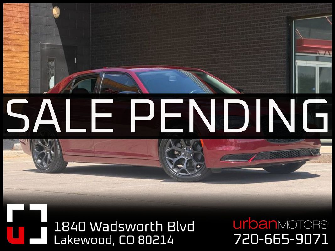 Red 2019 Chrysler 300 Sedan Rear-Wheel Drive 8-Speed Automatic