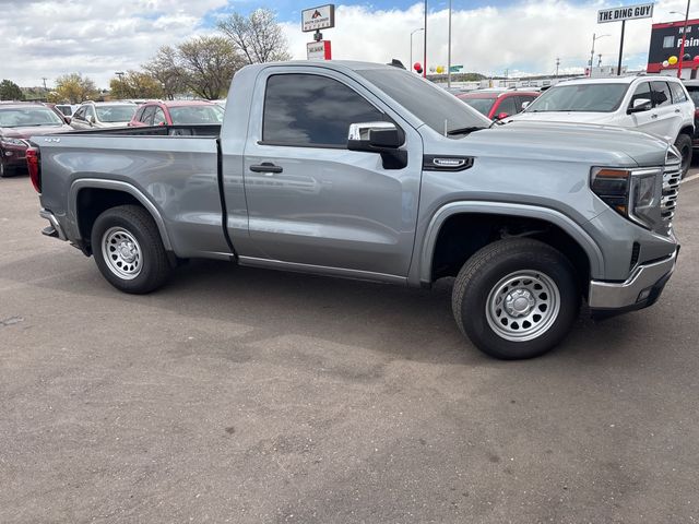 Gray 2025 GMC Sierra 1500 Pro Regular Cab 4WD Pickup Truck Four-Wheel Drive 8-Speed Automatic
