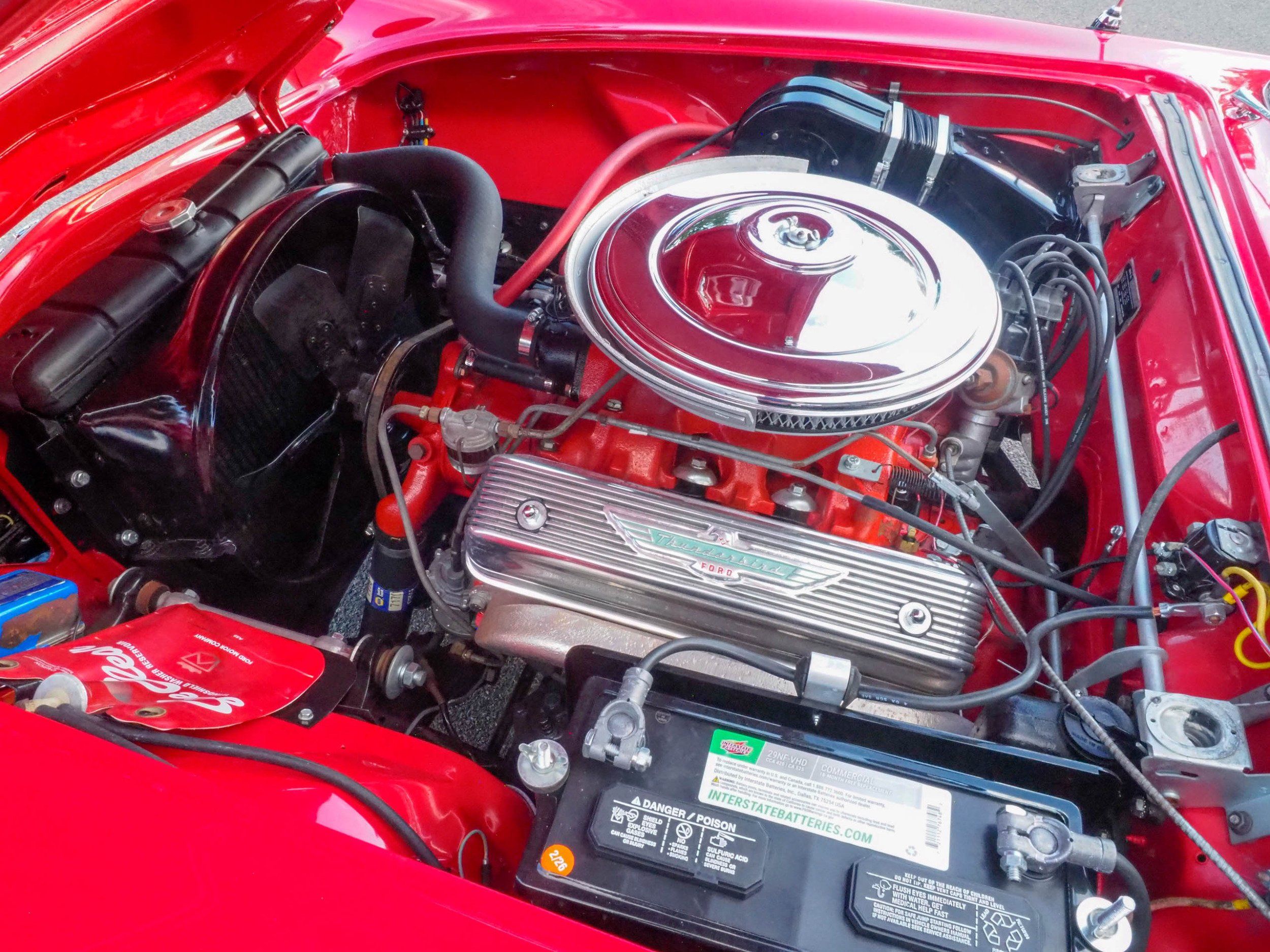 1955 Ford Thunderbird Red 