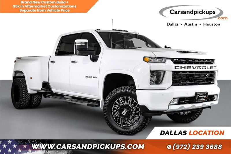 White 2022 Chevrolet Silverado 3500HD Pickup Truck Four-Wheel Drive Automatic