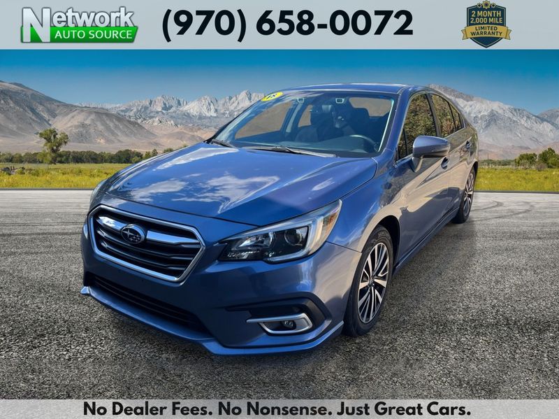 Blue 2018 Subaru Legacy Sedan All-Wheel Drive 6-Speed CVT