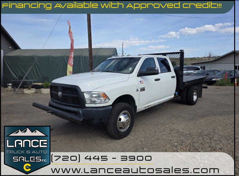 White 2012 RAM 3500 Chassis Pickup Truck  6-Speed Automatic