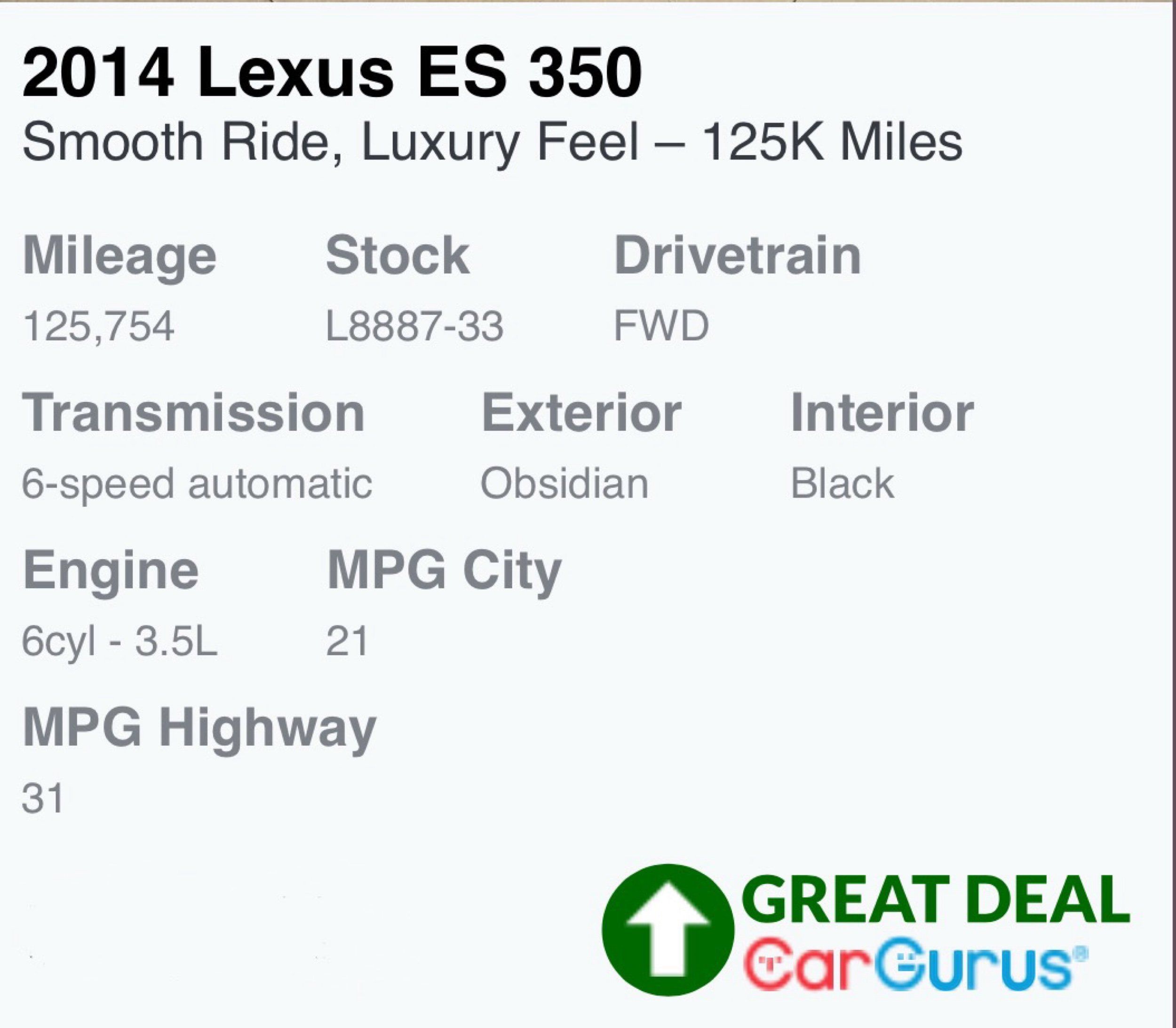 2014 Lexus ES 350's photo