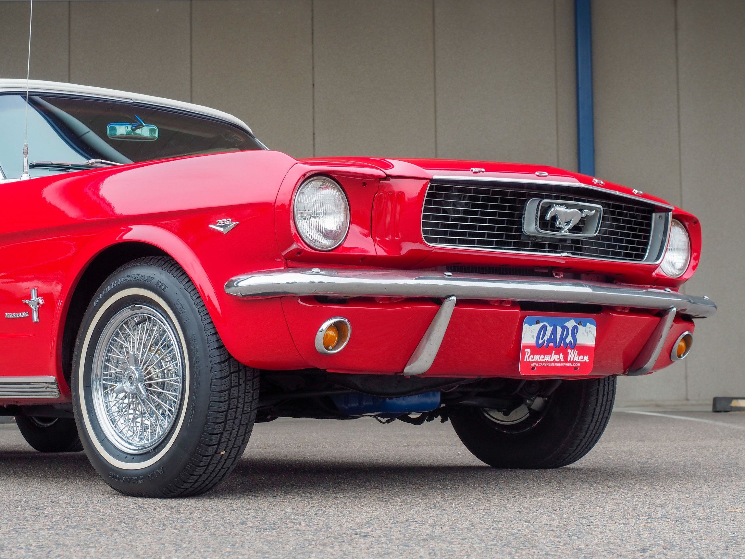1966 Ford Mustang Red Convertible