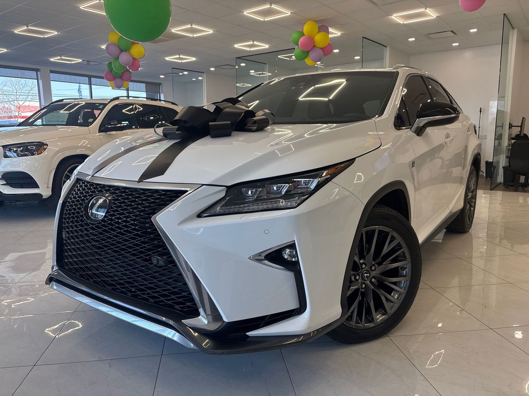White 2018 Lexus RX 350 F SPORT AWD SUV / Crossover All-Wheel Drive 8-Speed Automatic
