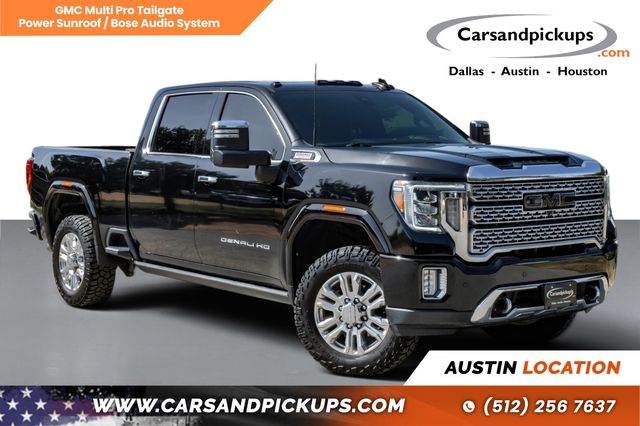 Black 2021 GMC Sierra 2500HD Pickup Truck Four-Wheel Drive Automatic