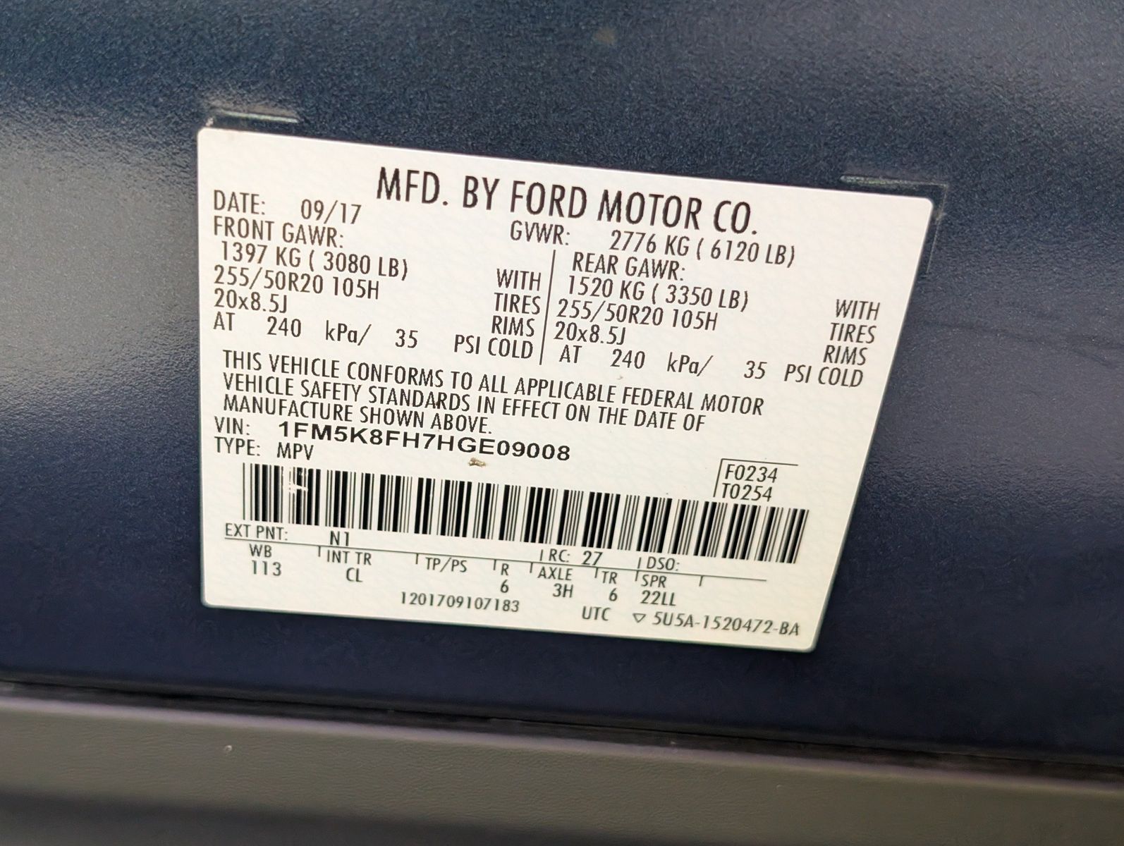 2017 Ford Explorer 52