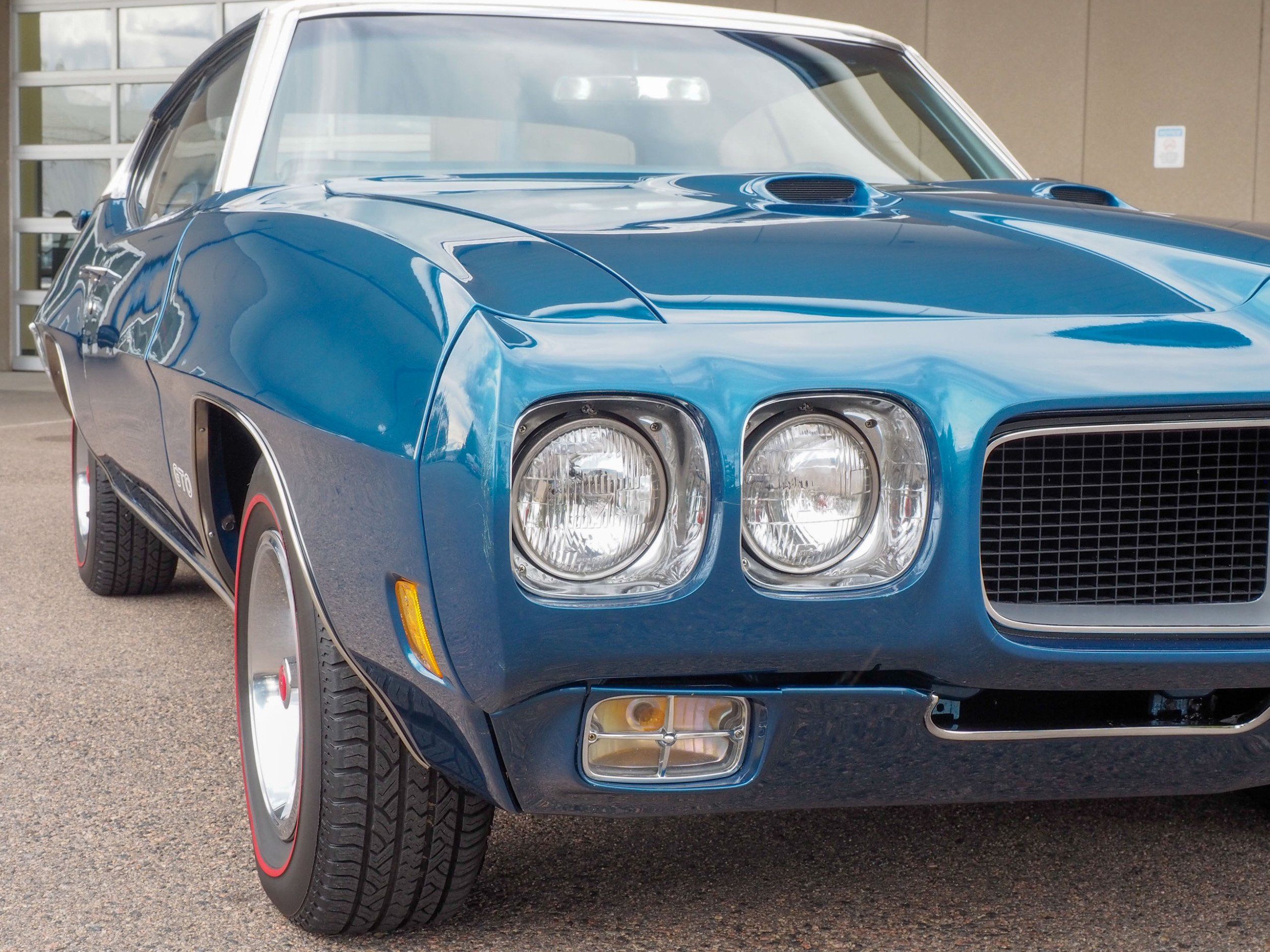 1970 Pontiac GTO Blue 