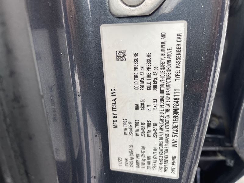 2021 Tesla Model 3 Long Range