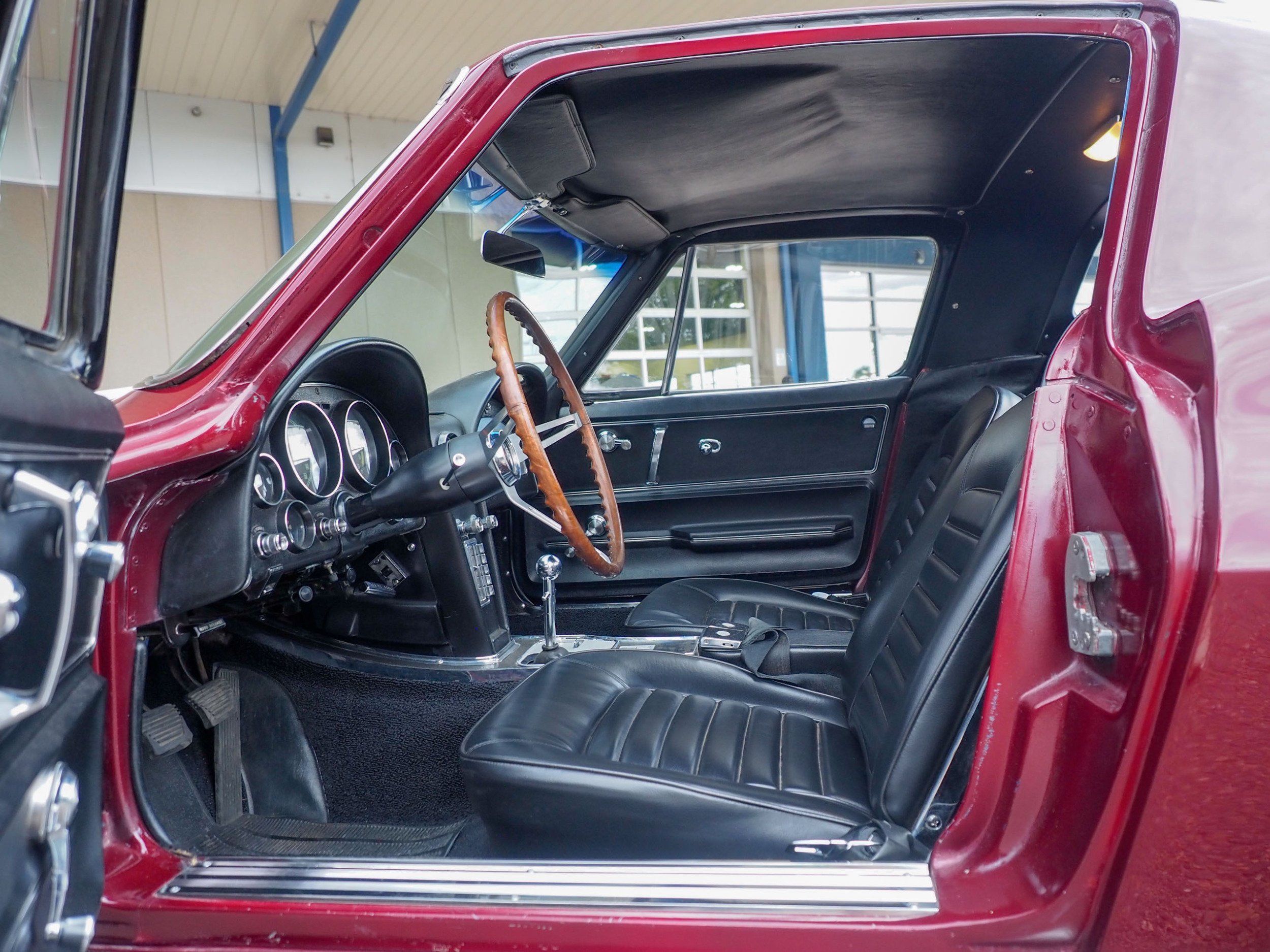 1966 Chevrolet Corvette Maroon Coupe