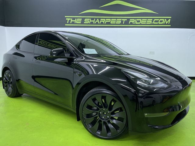 Black 2024 Tesla Model Y Long Range AWD SUV / Crossover All-Wheel Drive Automatic