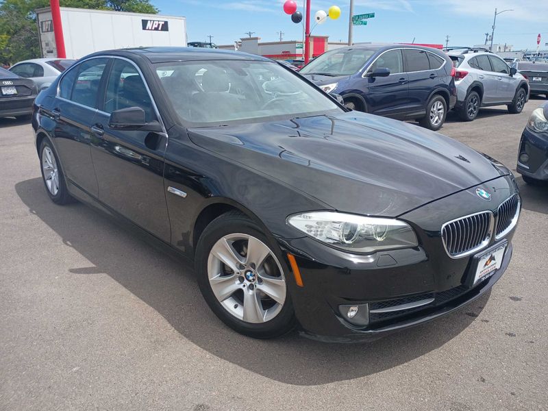 Black 2013 BMW 5 Series 528i Sedan RWD Sedan Rear-Wheel Drive 8-Speed Automatic