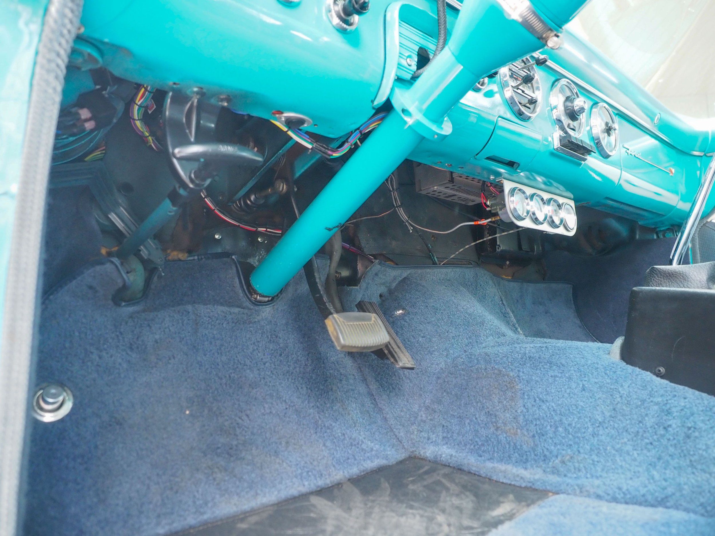 1955 Ford Fairlane Teal Coupe